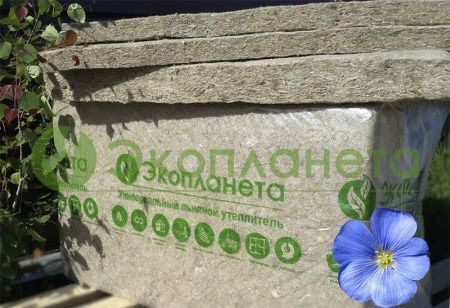 «Экопланета лён» с антипиреном 50 мм