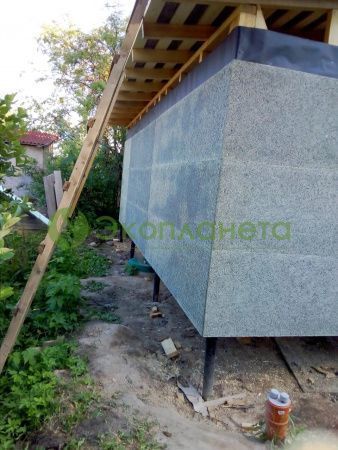 Фибролитовая плита ФП-570 25 мм с фаской 5 мм (серый цвет)