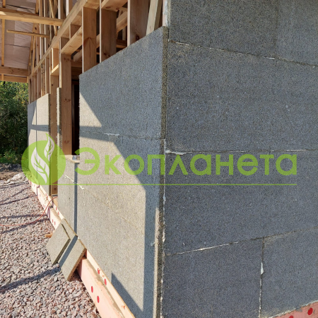 Фибролитовая плита ФП-570 25 мм с фаской 5 мм (серый цвет)