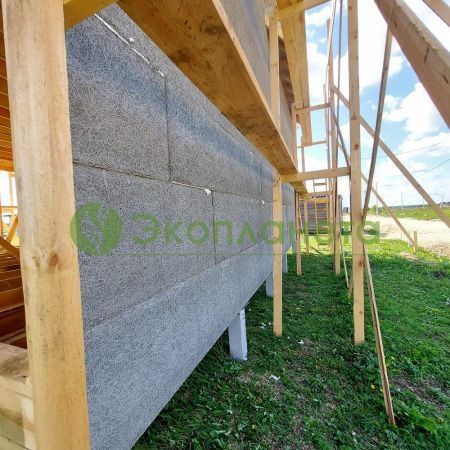 Фибролитовая плита ФП-570 25 мм с фаской 5 мм (серый цвет)