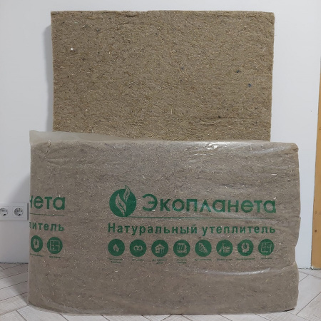 Утеплитель из льна и пеньки "Экопланета Экстра" 50 мм