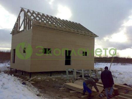Влагостойкая ветрозащитная плита STEICO universal 22 мм шип-паз